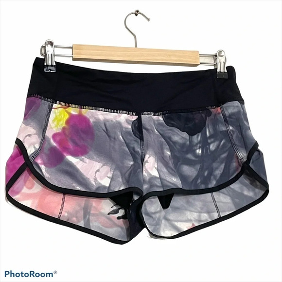 Very RARE Lululemon Speed Shorts Unicorn Tears 4 - Picture 3 of 10